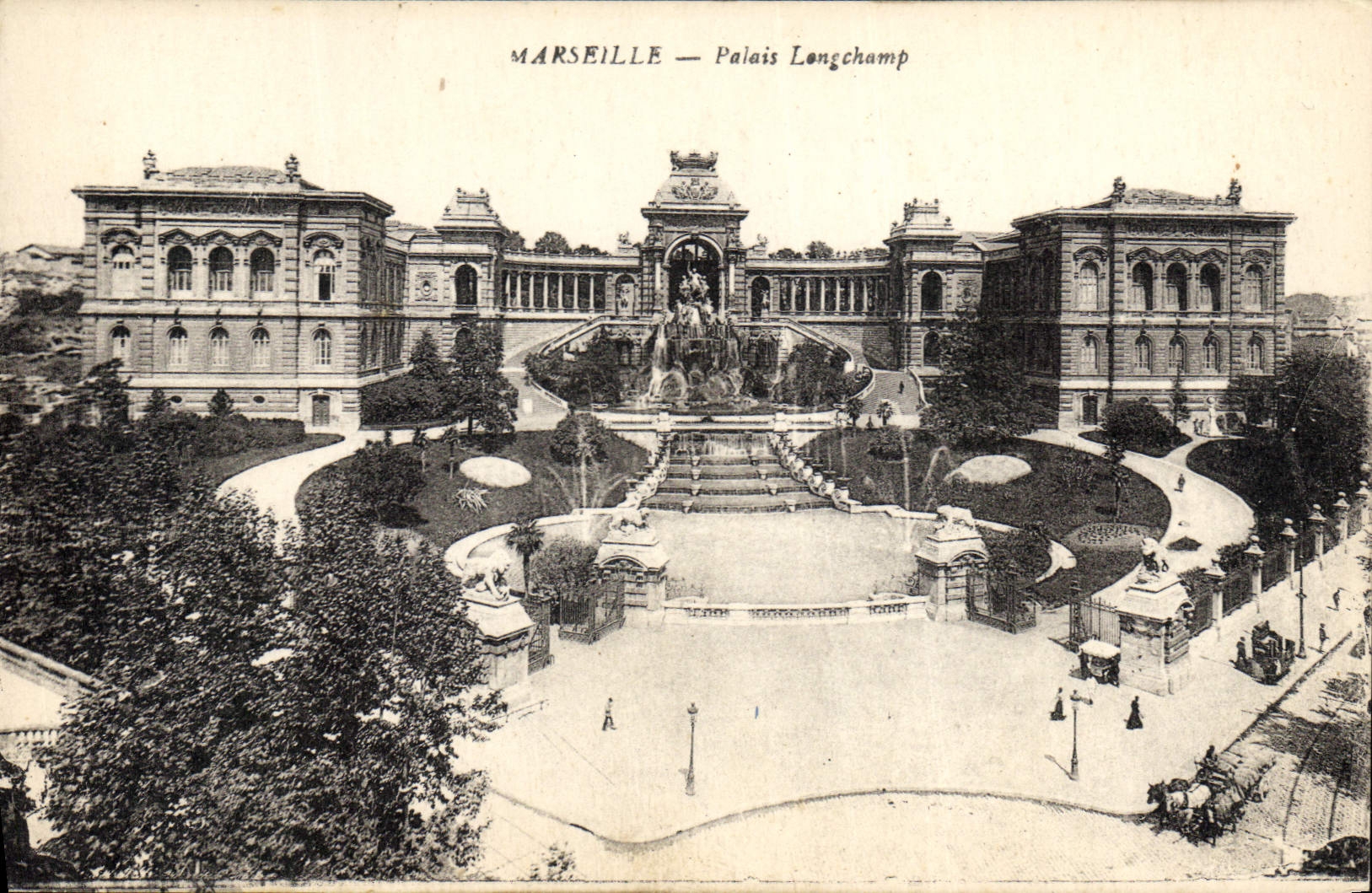 CPA Marseille Palais Longchamp 