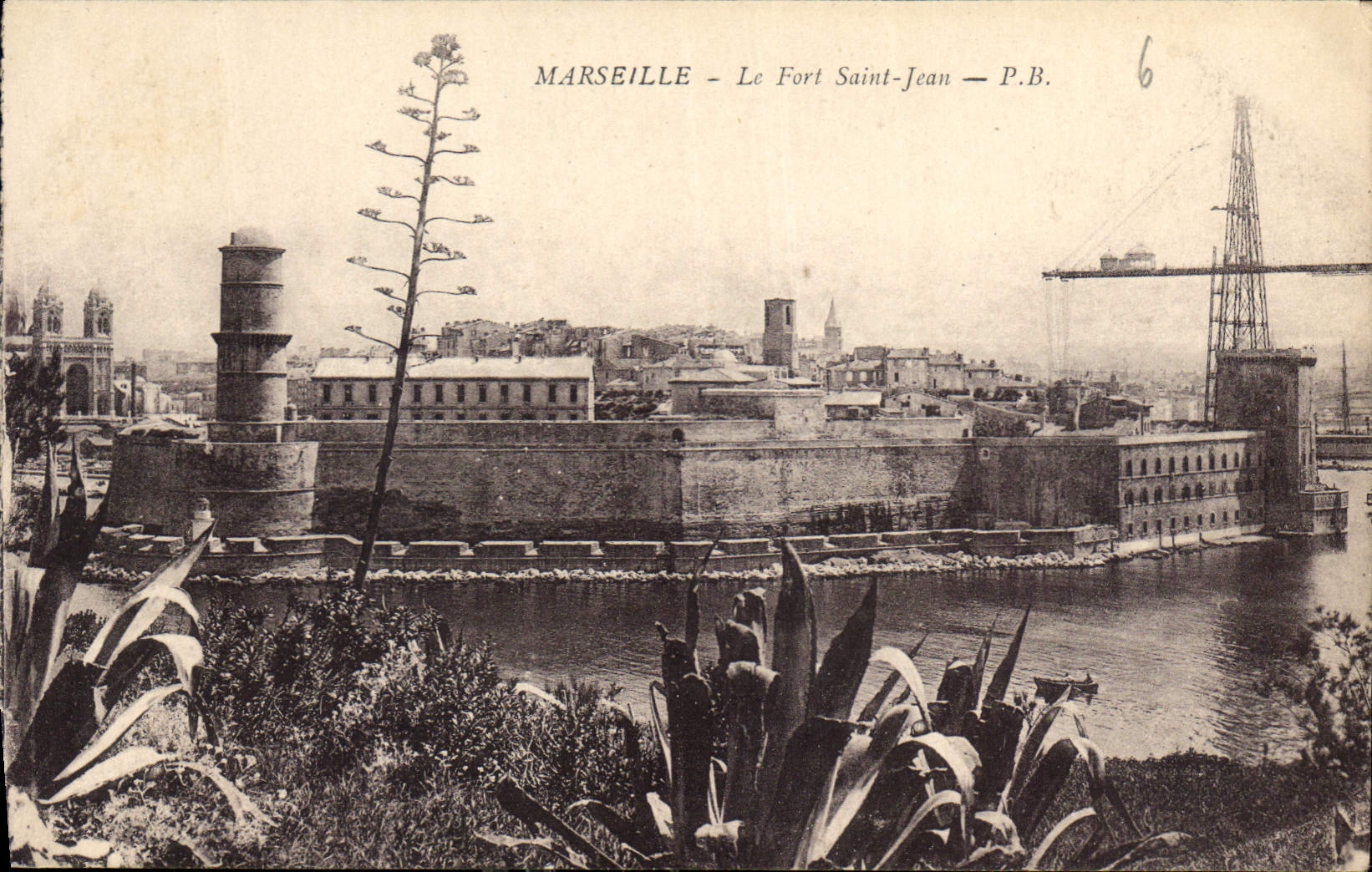 CPA Marseille Le Fort Saint Jean 