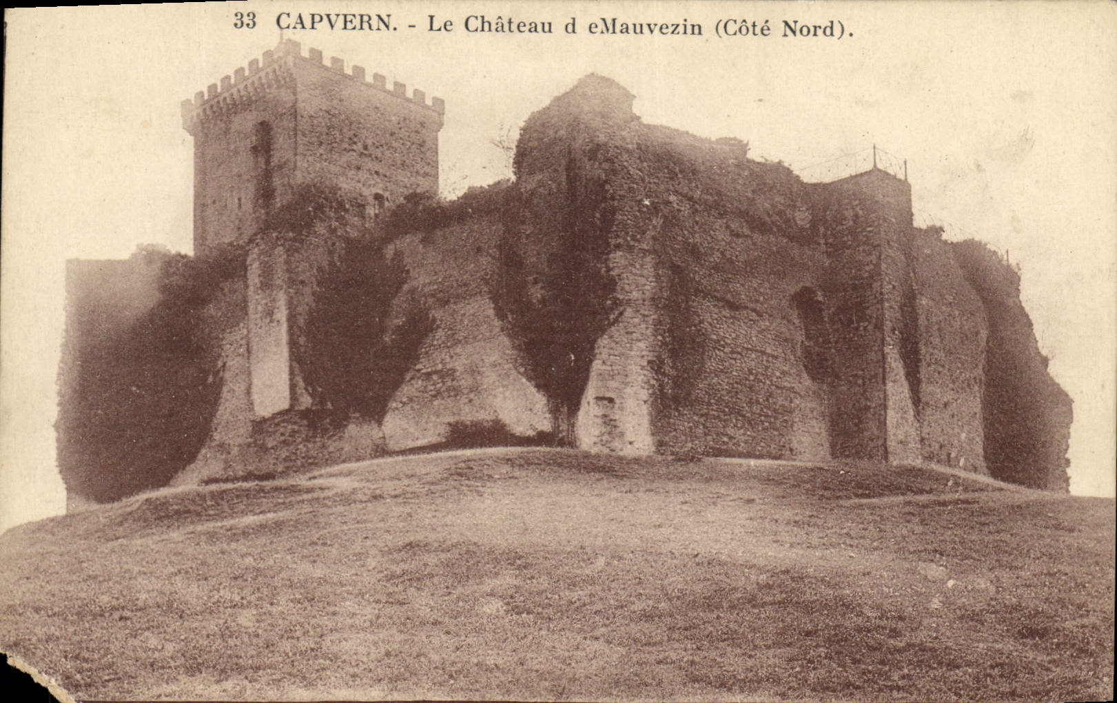 CPA Capvern Le Chateau de Mauvezin Cote Nord 