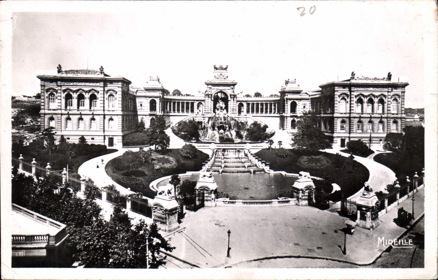 CPA Marseille Le Palais Longchamp 