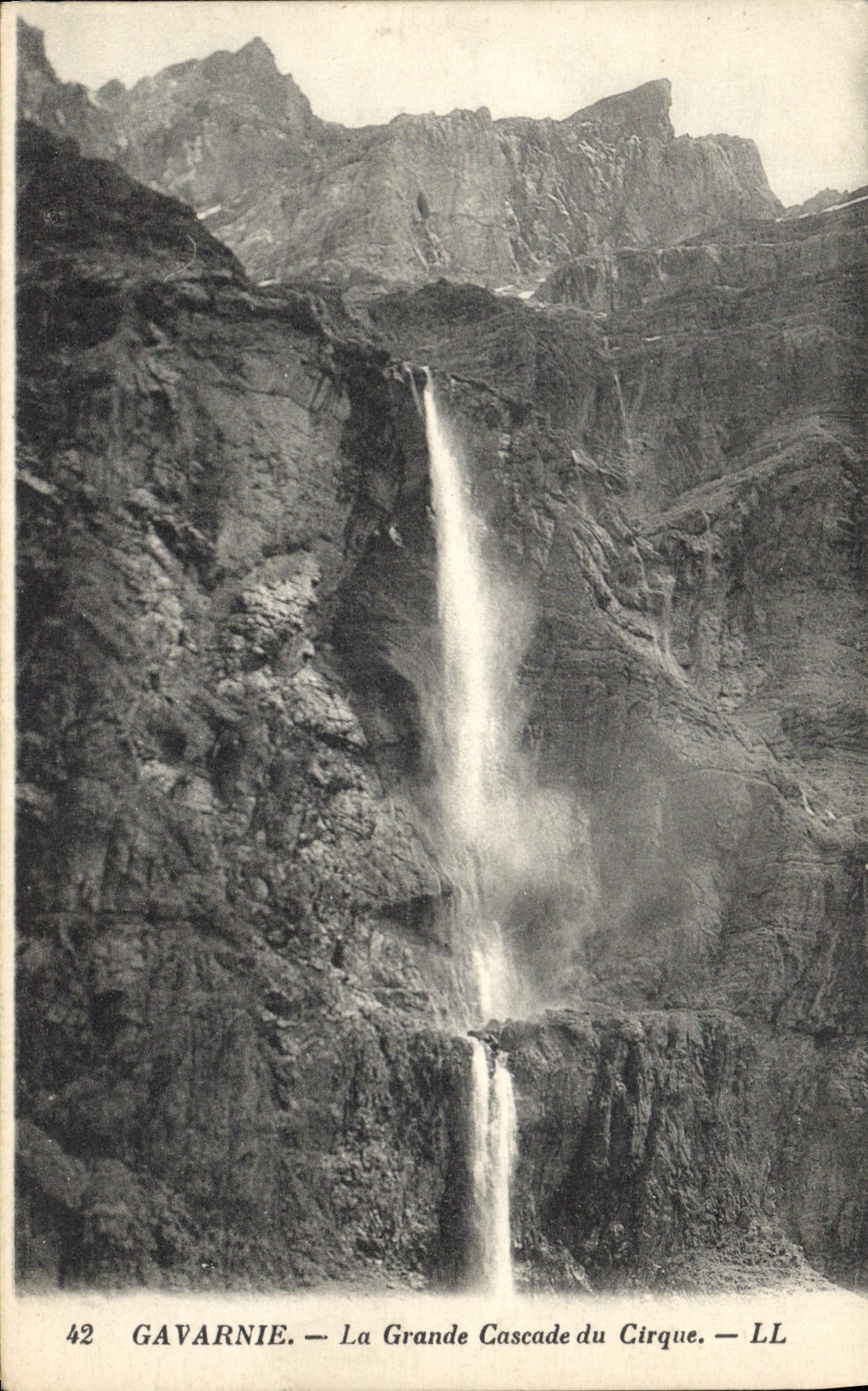 CPA Gavarnie la Grande Cascade du Cirque 