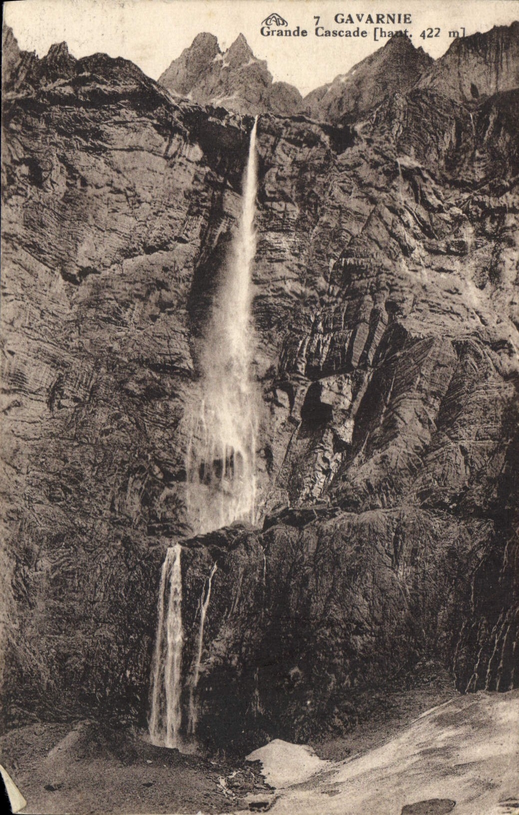 CPA Gavarnie Grande Cascade 