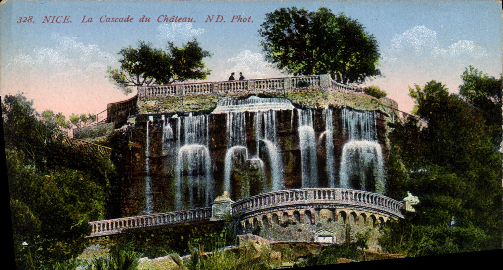 CPA Nice La Cascade du Chateau 