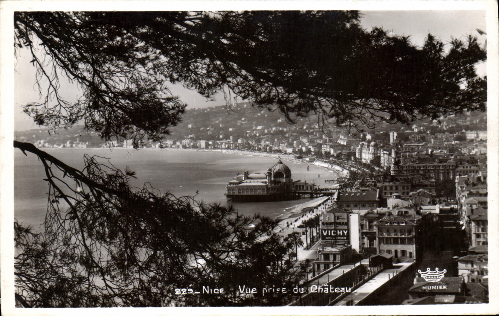 CPA Nice Vue prise du Chateau 