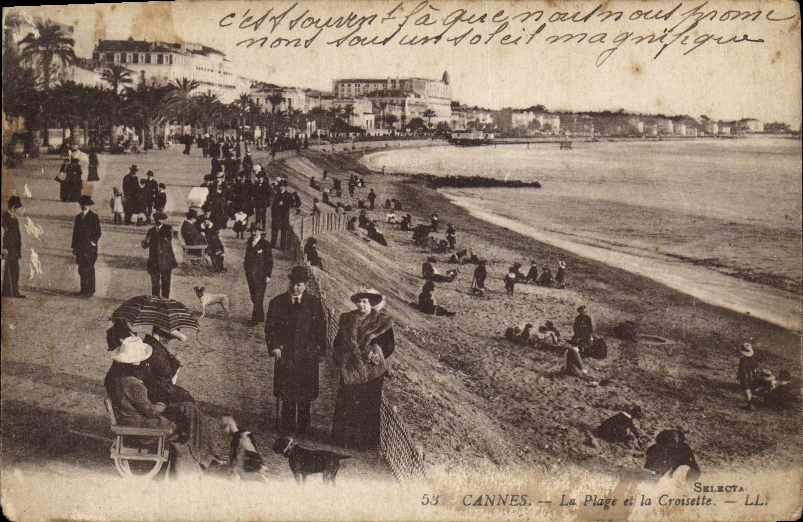 CPA Cannes La Plage et la Croisette 