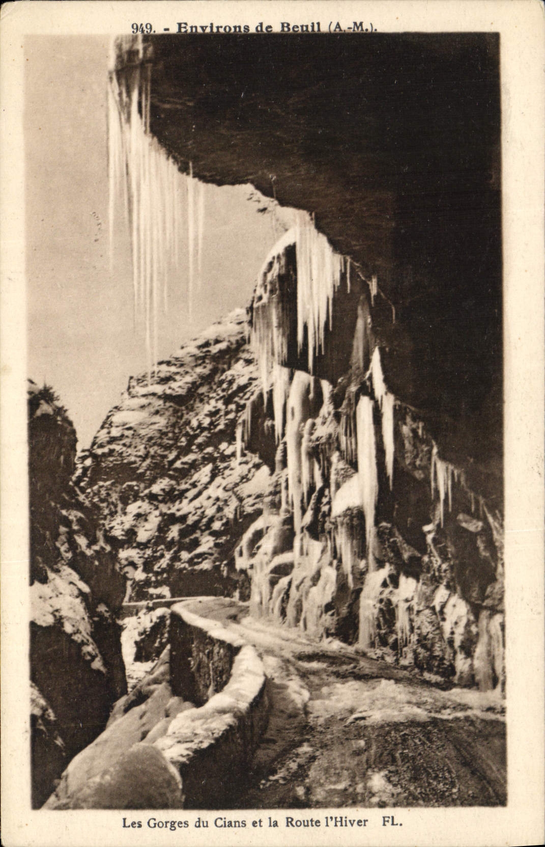 CPA Environs de Beuil A M 