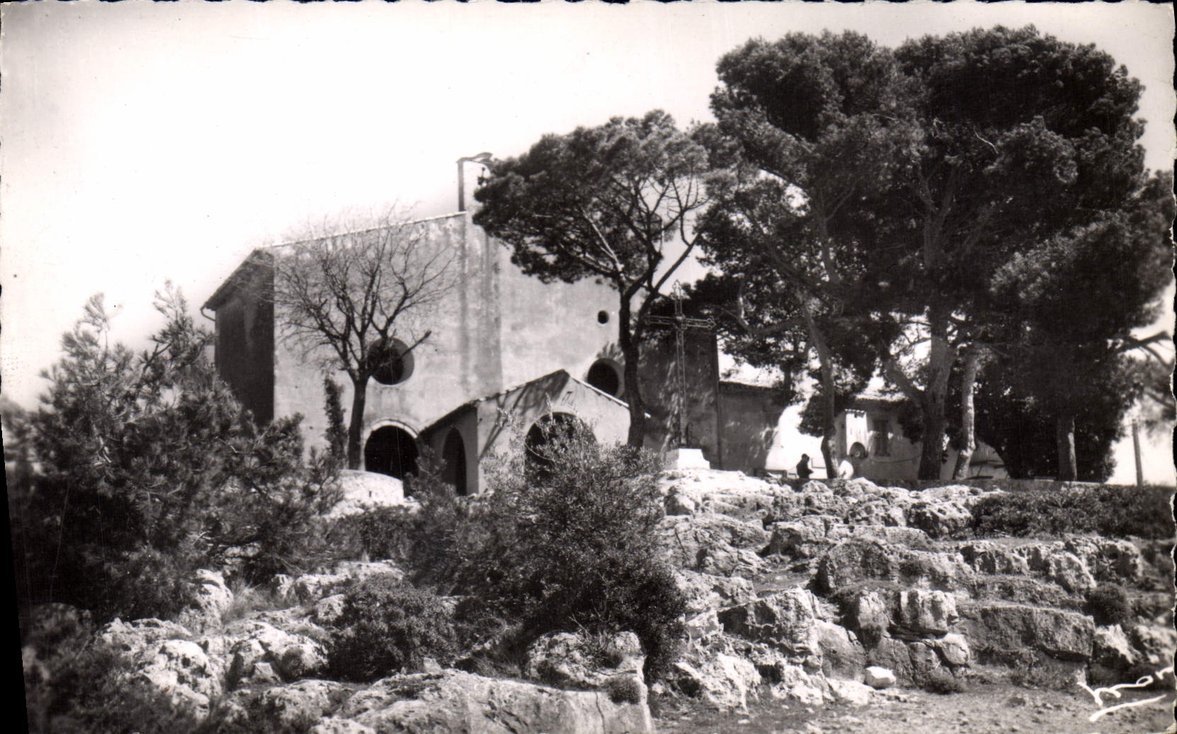 CPA La Cote d'Azur Le Cap d'Antibes Sanctuaire de la Garoupe