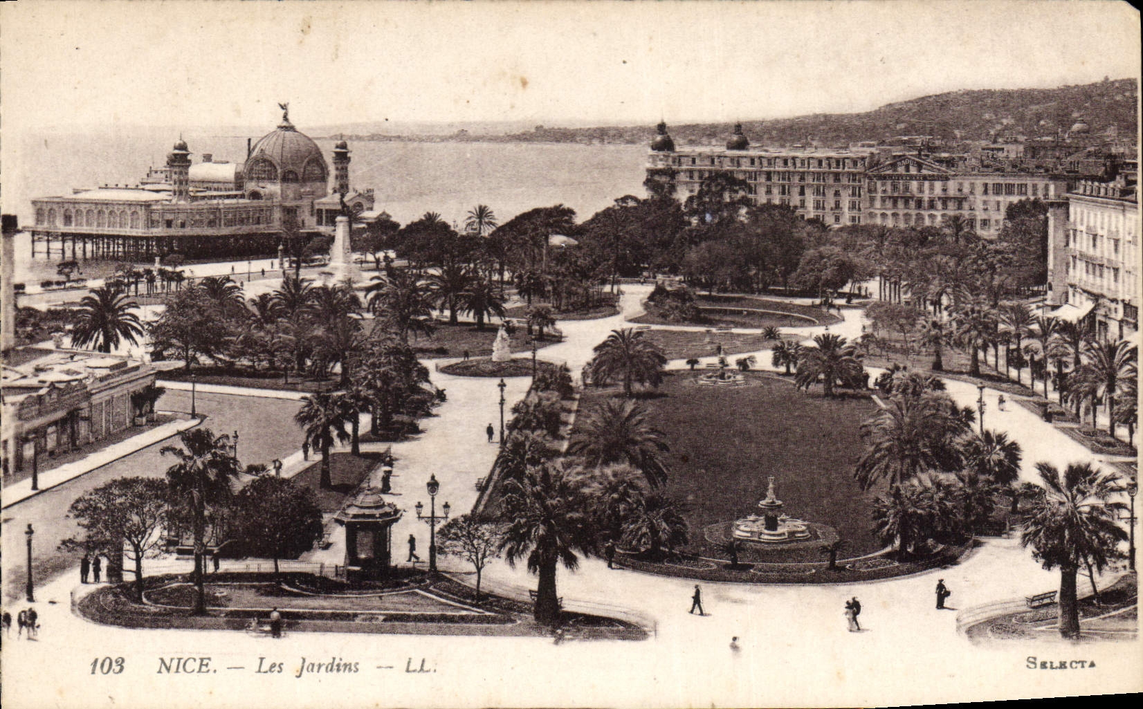 CPA Nice Les Jardins 