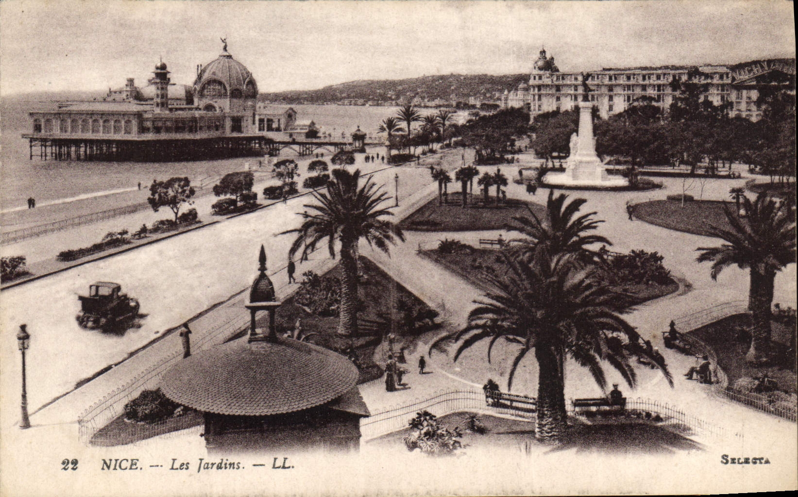 CPA Nice Les Jardins 