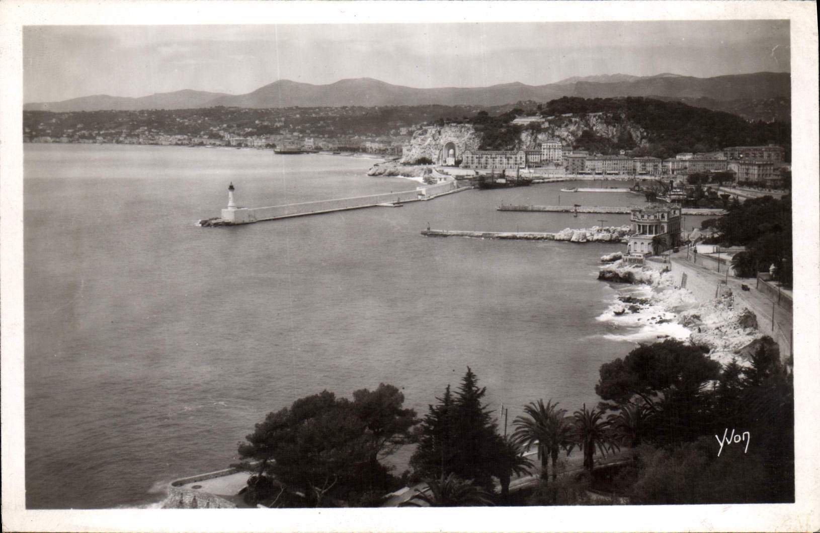 CPA La Douce France Cote d'Azur Nice vue panoramique 