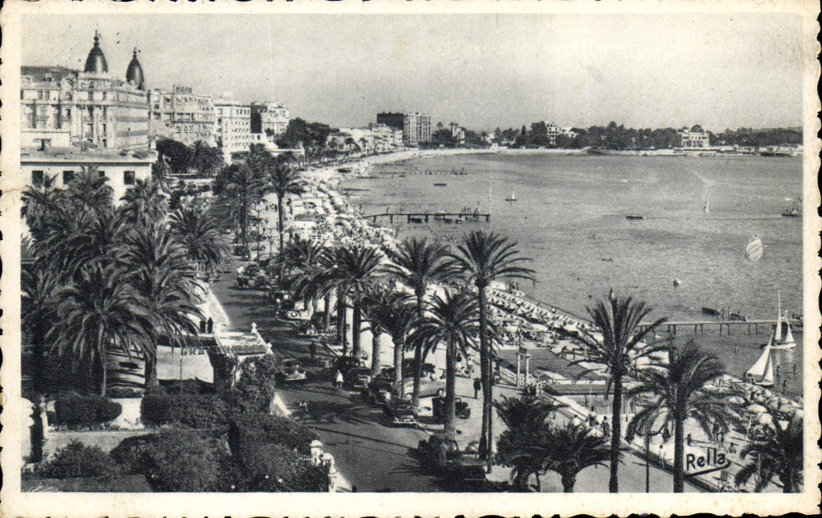 CPA La Cote d'Azur Cannes le Boulevard de la Croisette