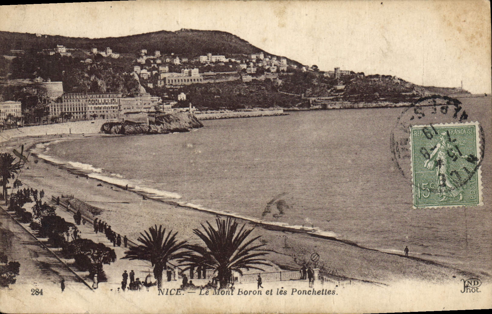 CPA Nice le Mont Boron et les Ponchettes