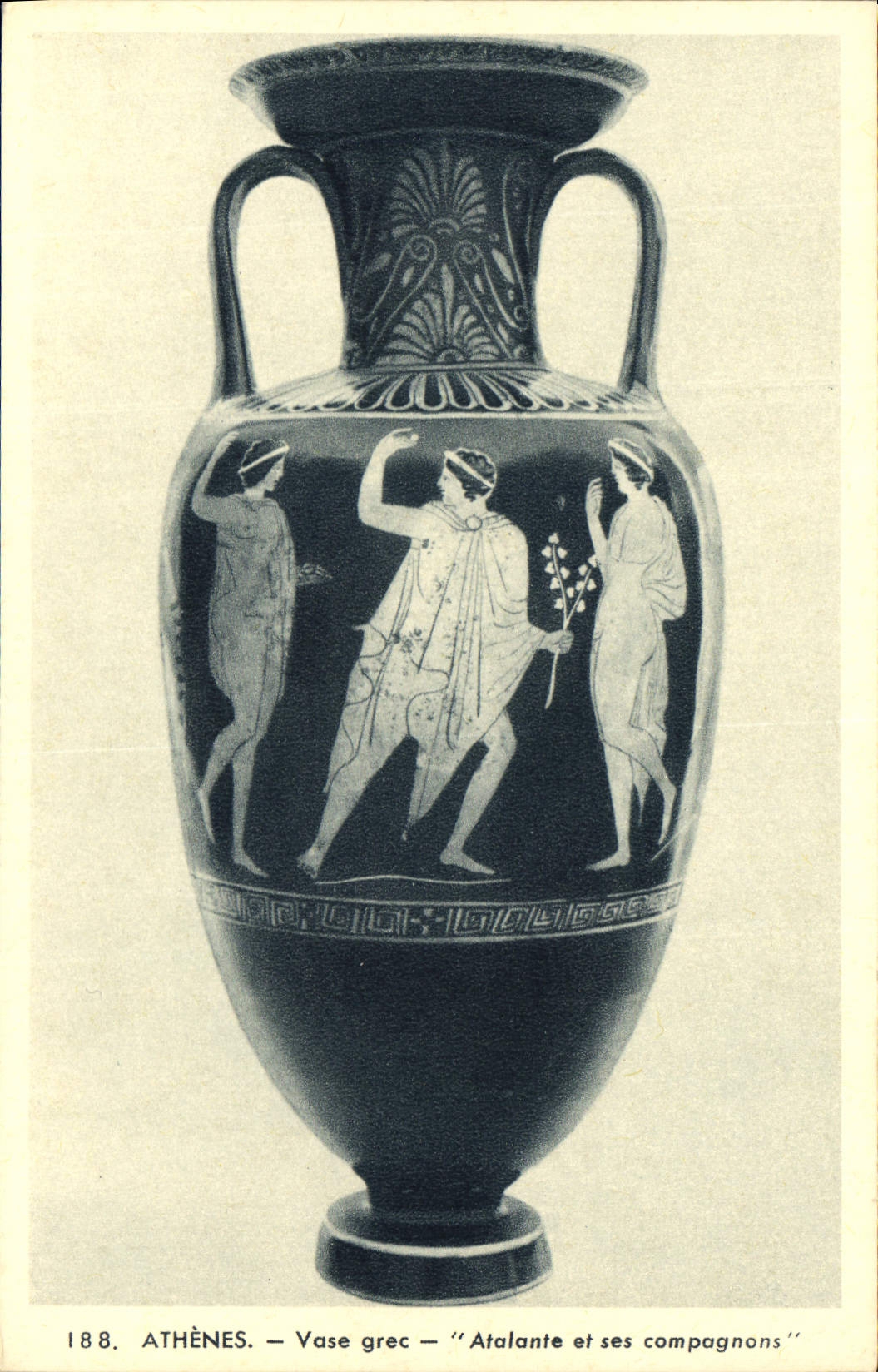 CPA Athenes Vase Grec Atalante et ses Compagnons Grece