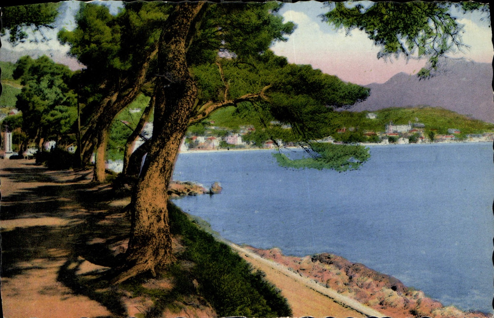 CPA Menton la Promenade du Cap Martin 