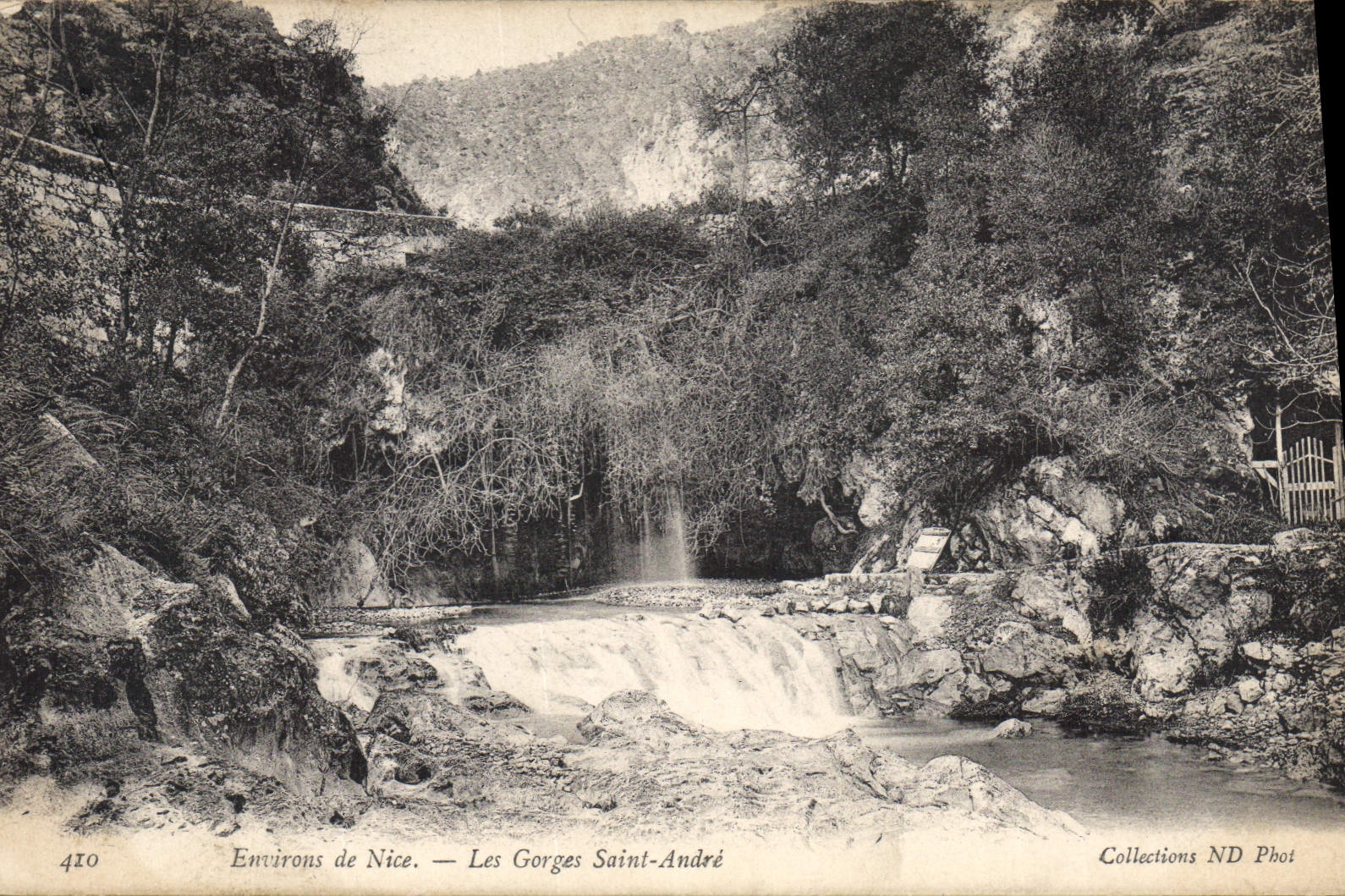 CPA Environs de Nice les Gorges Saint Andre 