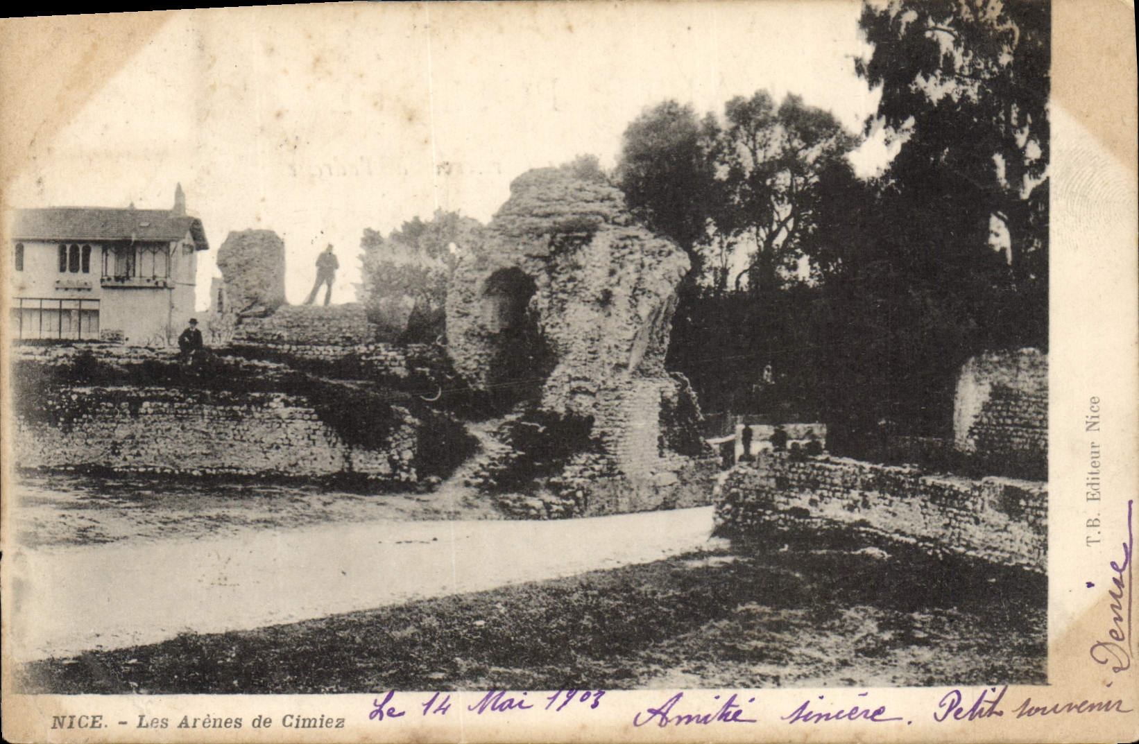 CPA Nice les Arenes de Cimiez 
