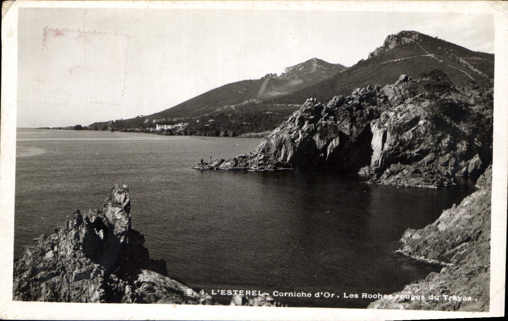 CPA L'Esterel Corniche d'Or les roches rouges du trayas 