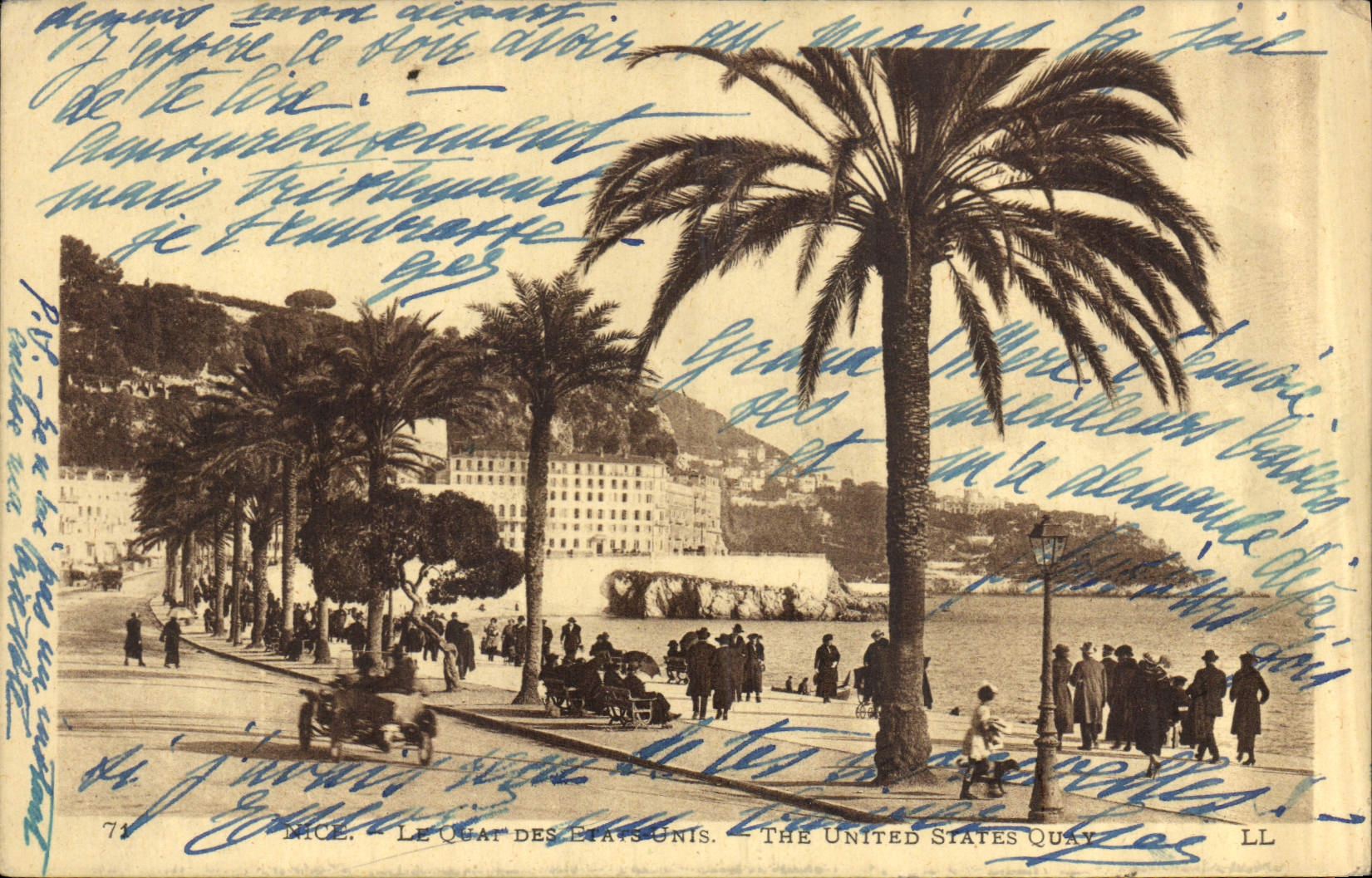 CPA Nice le Quai des Etats Unis 