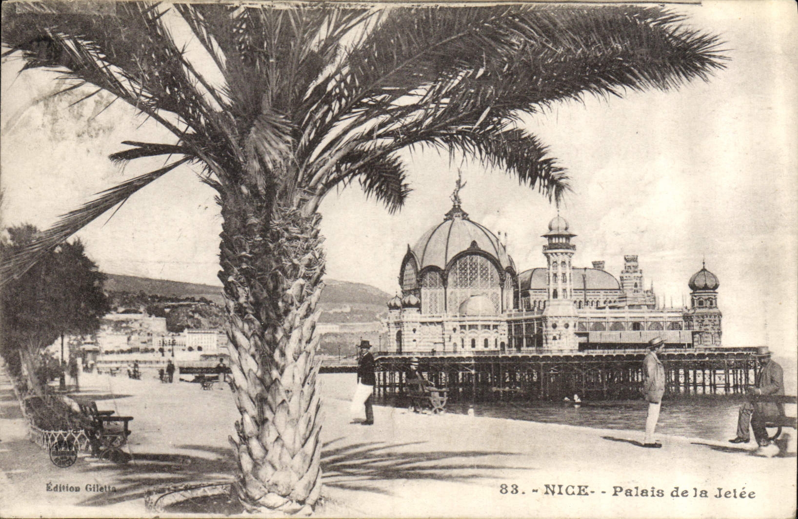 CPA Nice Palais de la Jetee 