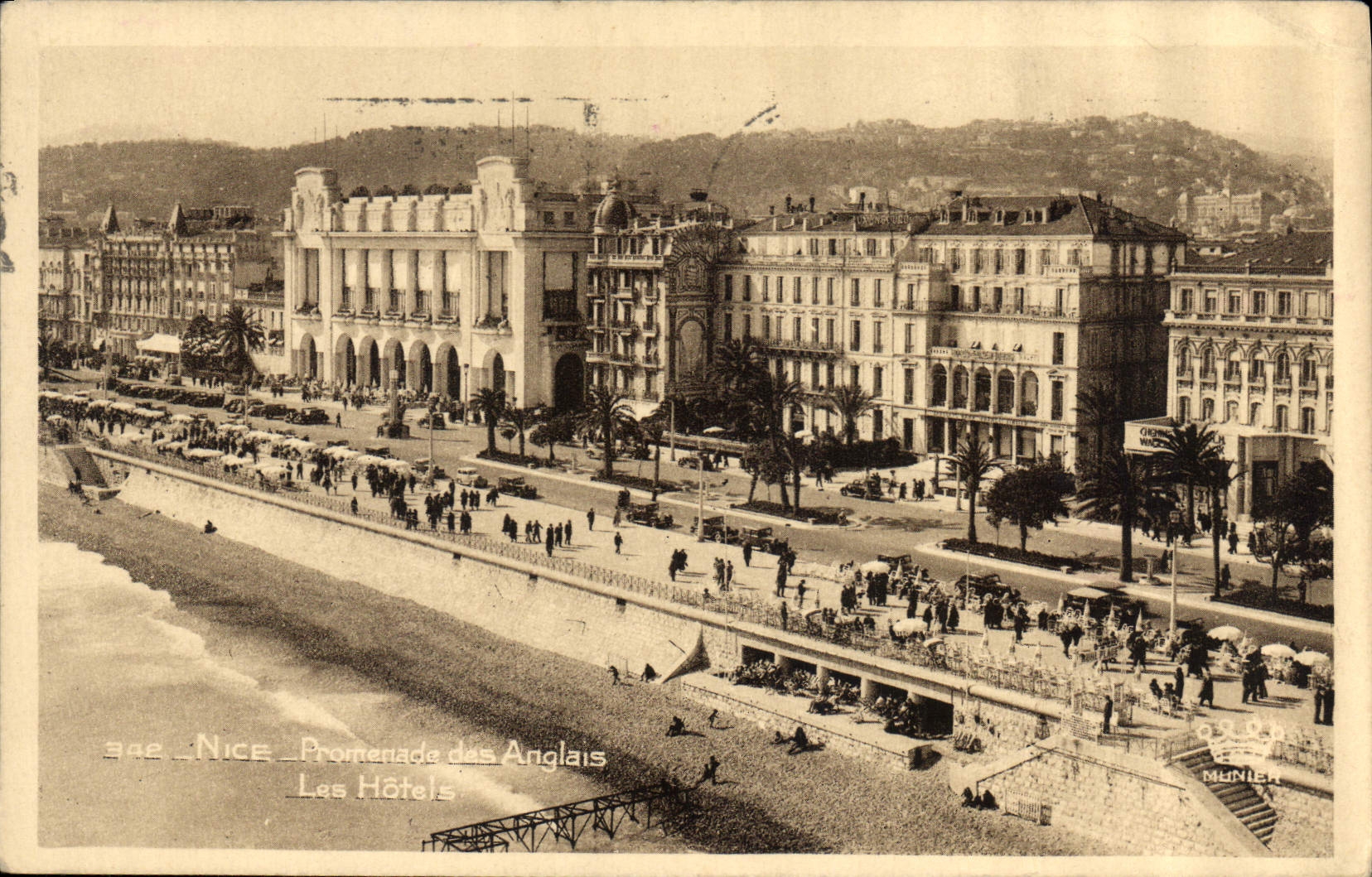 CPA Nice Promenade des Anglais les Hotels 