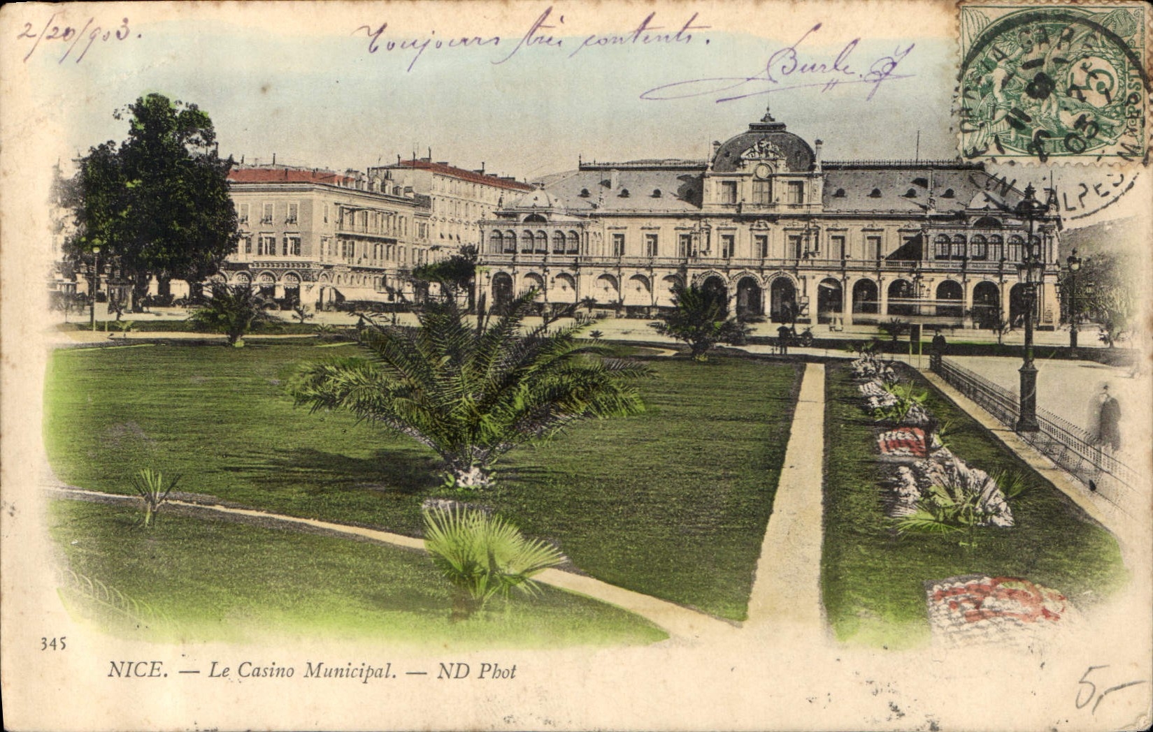 CPA Nice le Casino Municipal 
