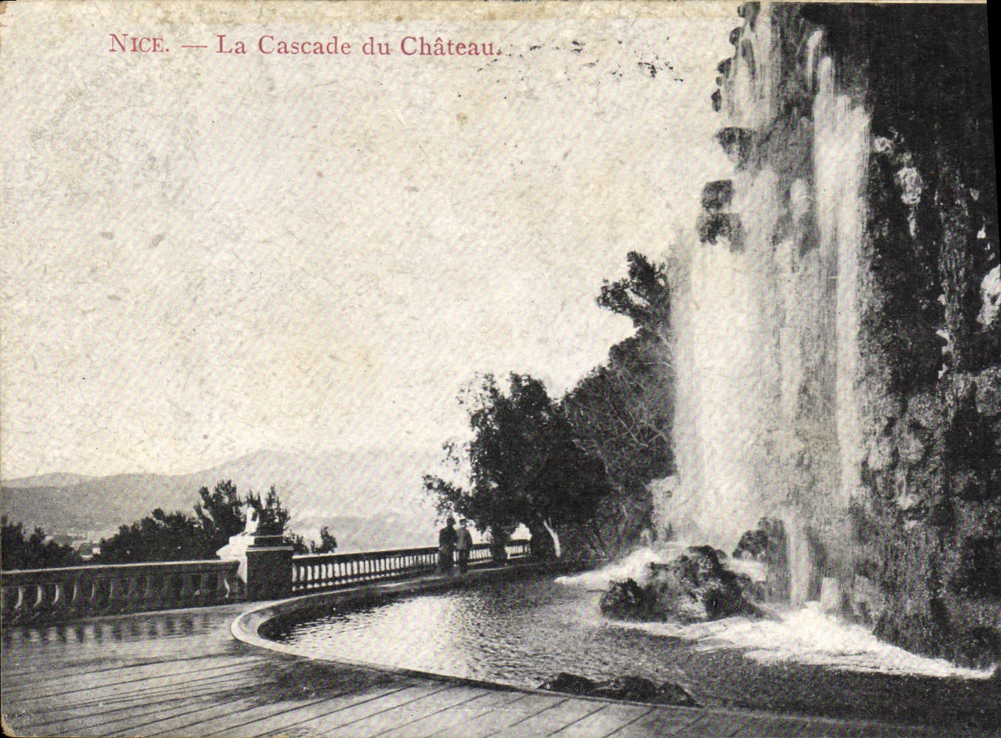 CPA Nice la Cascade du chateau 