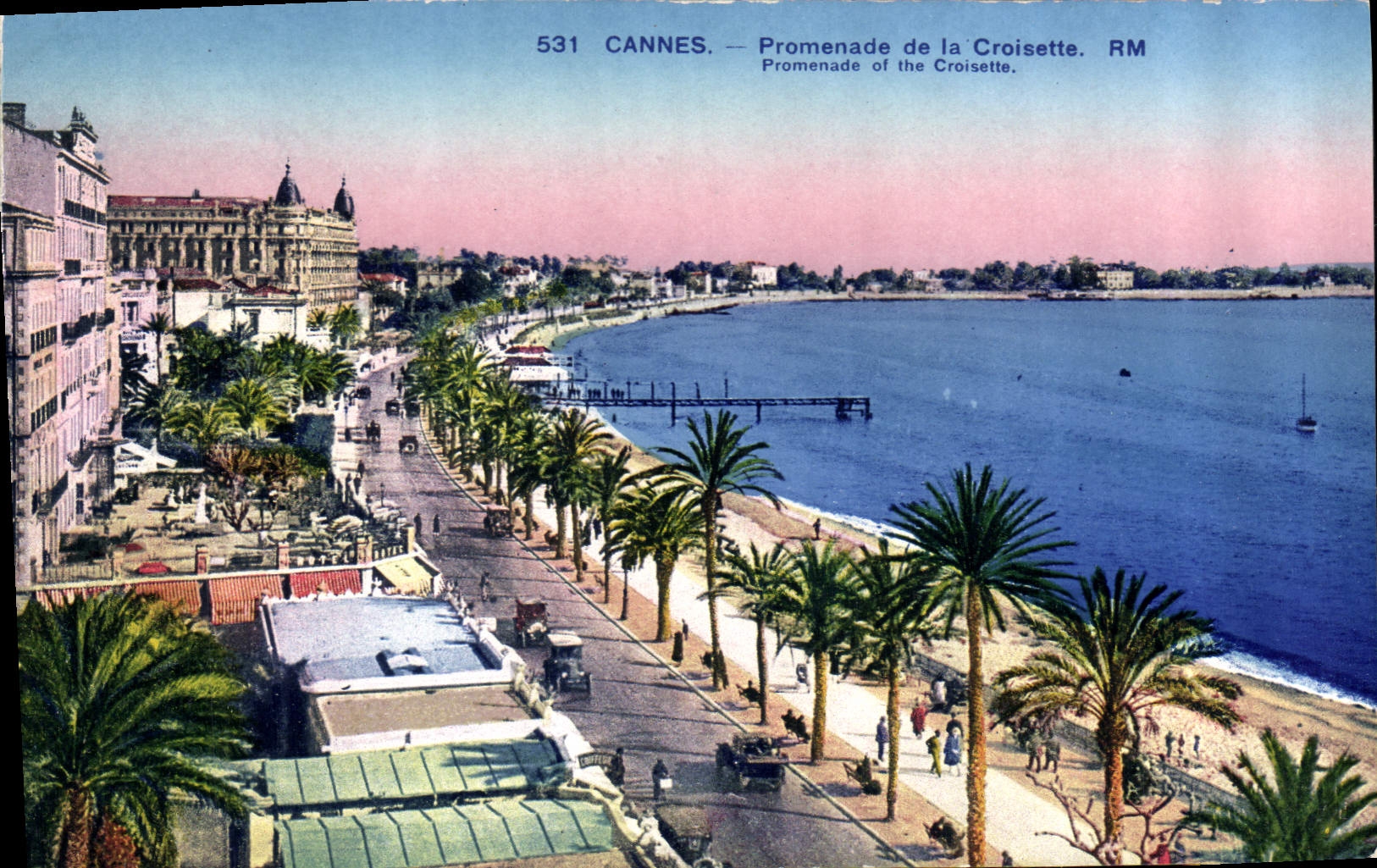 CPA Cannes promenade de la Croisette 