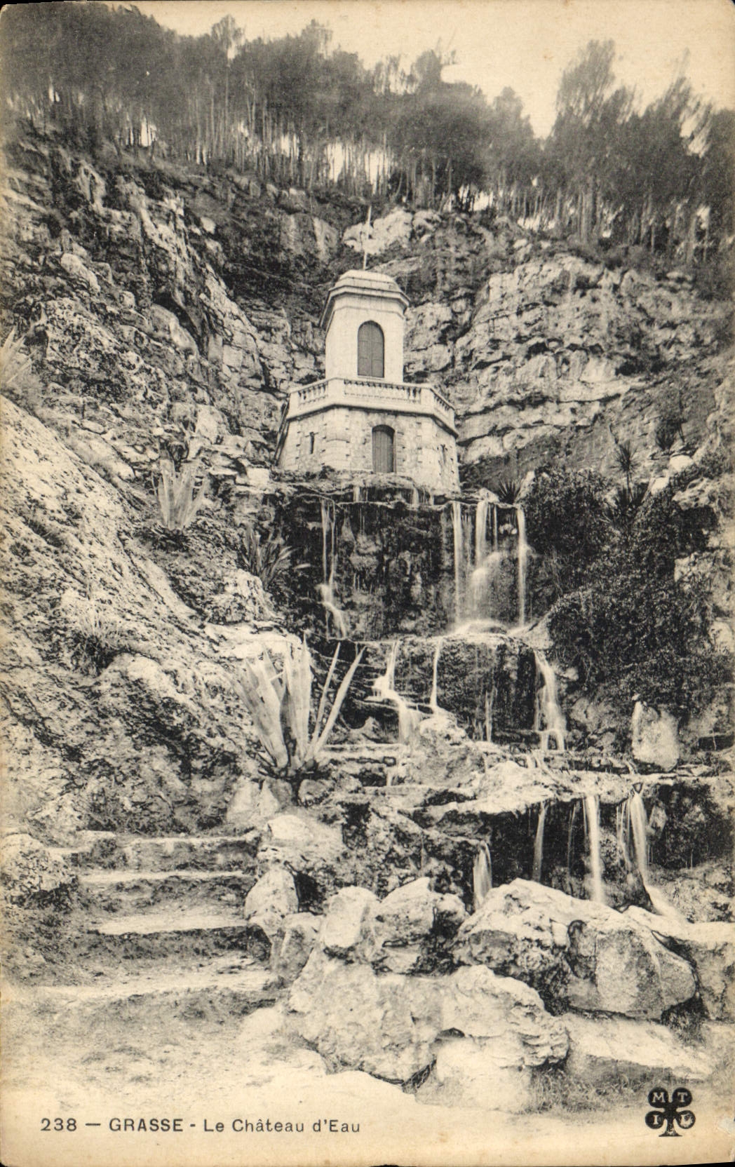 CPA Grasse le Chateau d'Eau 