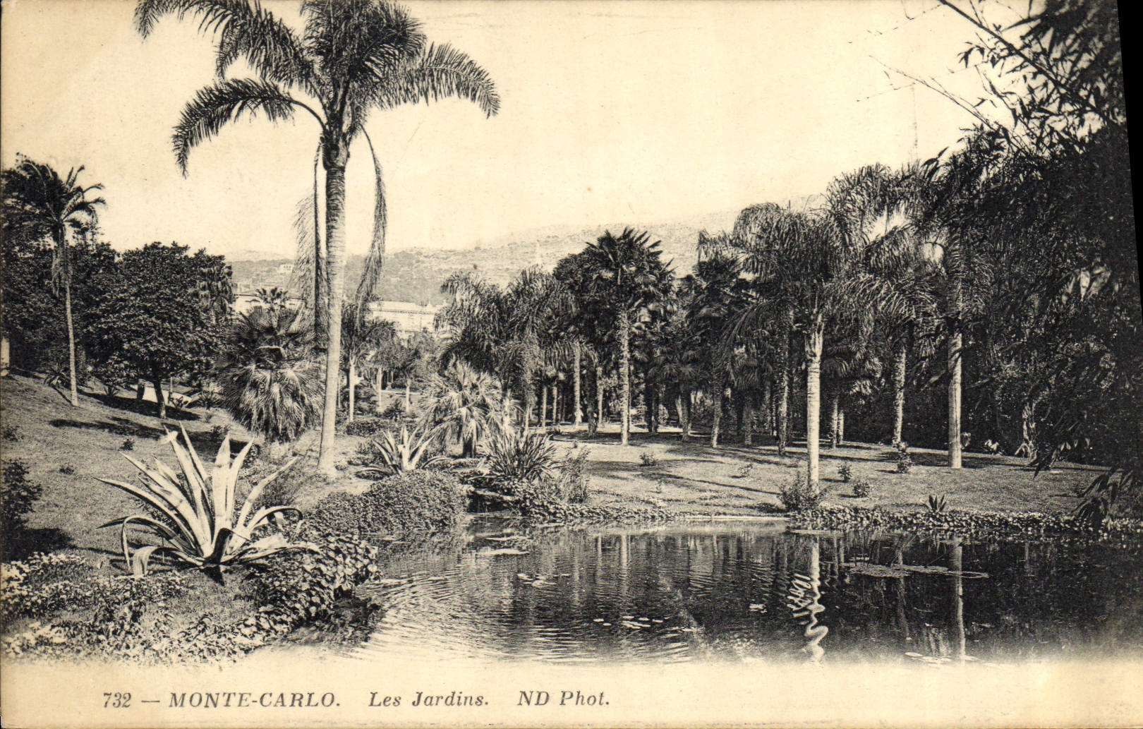 CPA Monte Carlo les Jardins 