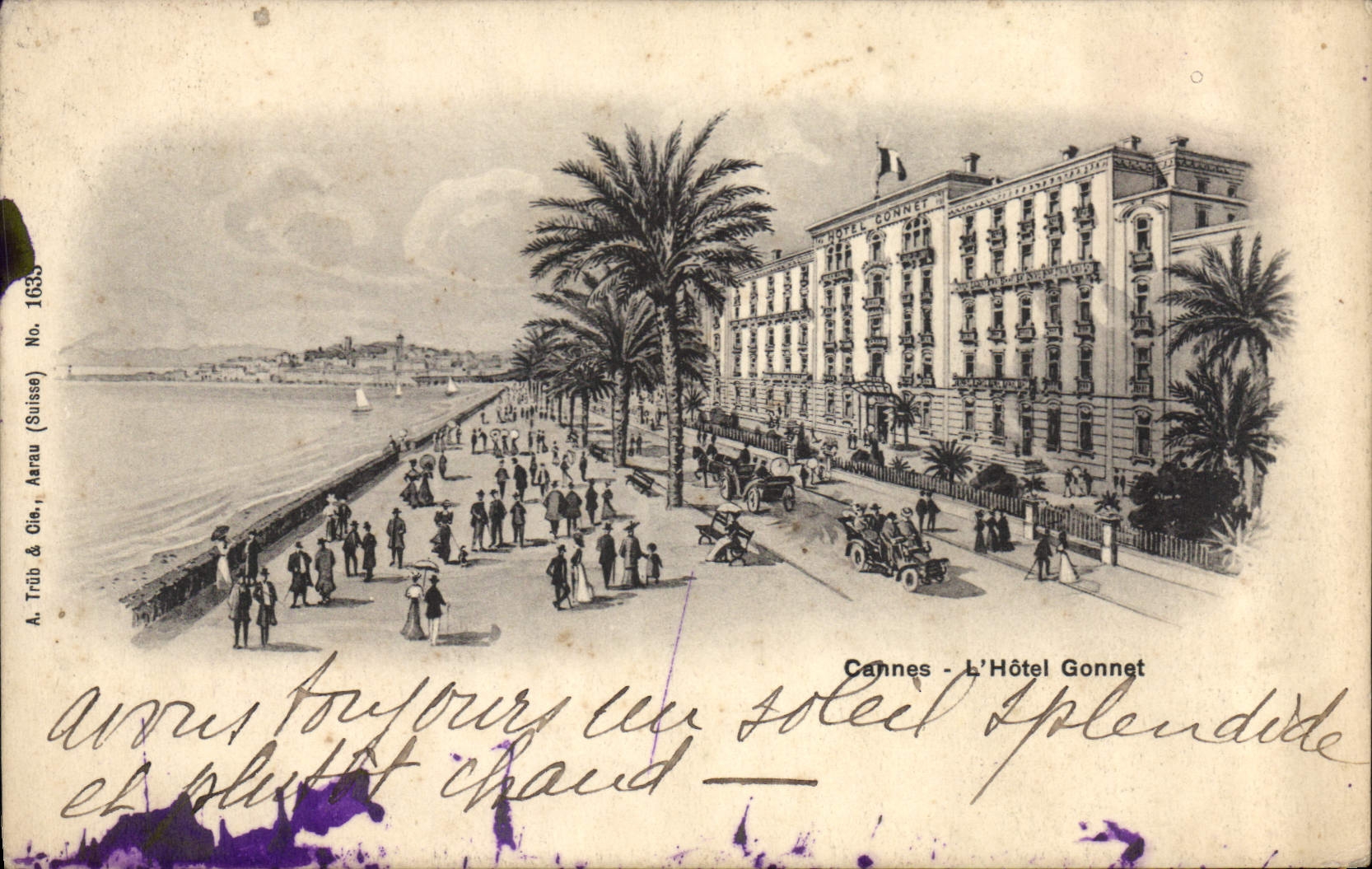 CPA Cannes l'Hotel Gonnet 