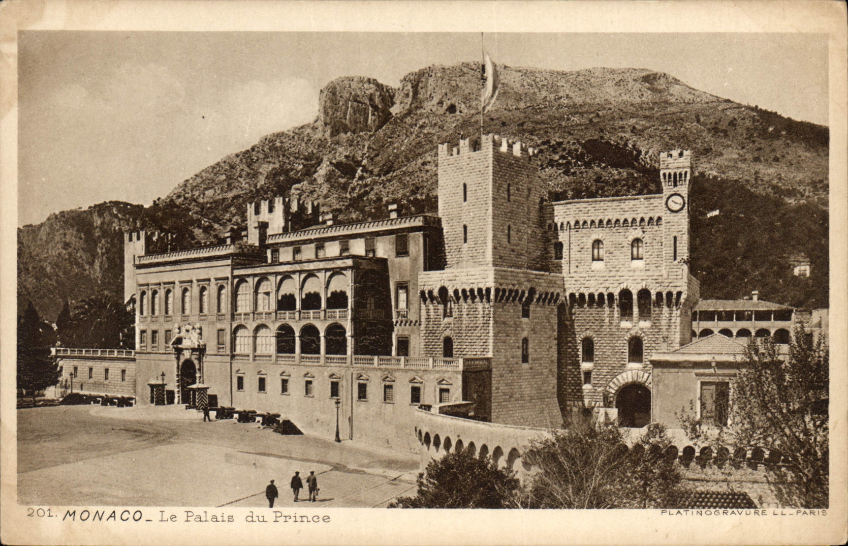 CPA Monaco le Palais du Prince 