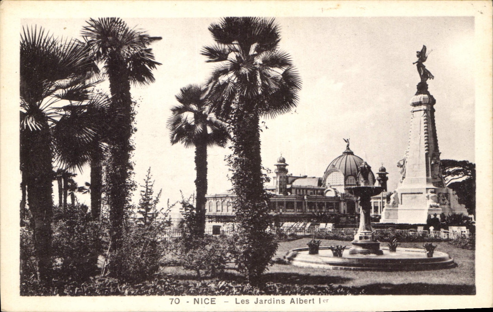 CPA Nice les Jardins Albert Ier