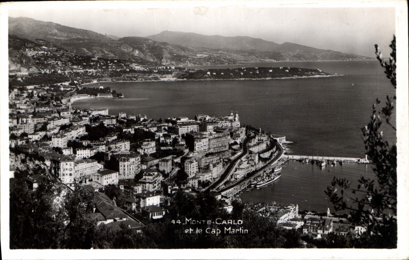 CPA Monte Carlo et le Cap Martin 