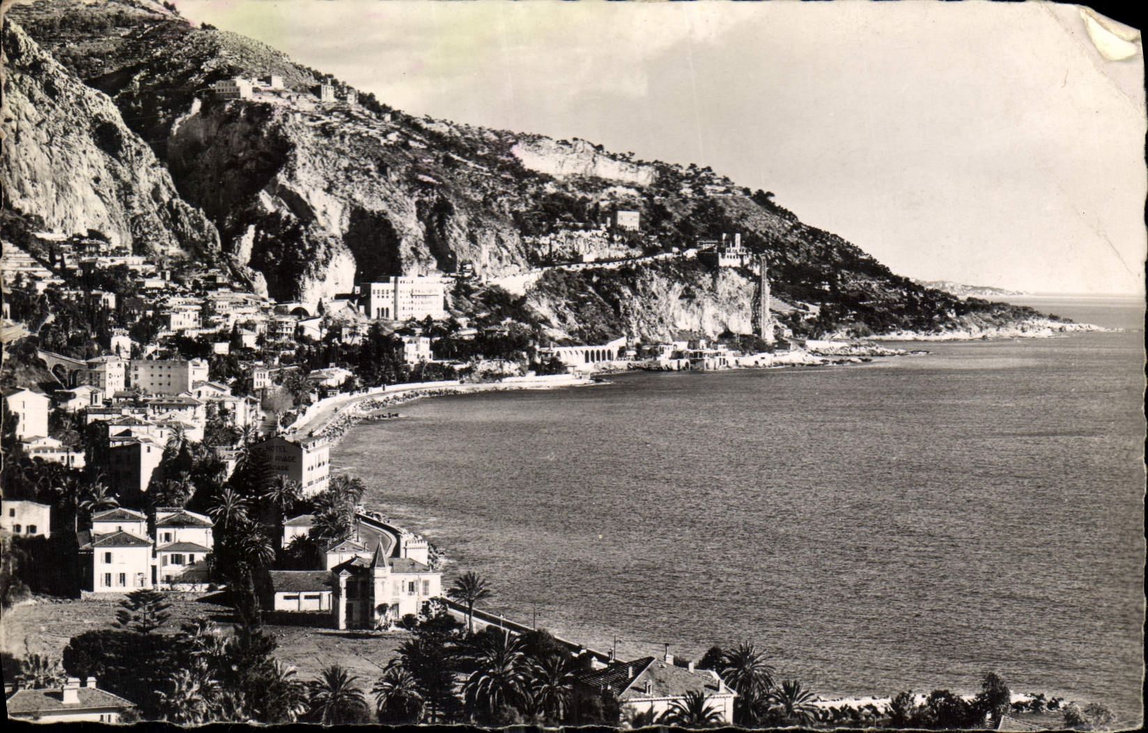 CPA Menton Garavan le pont Saint Louis et l'Italie