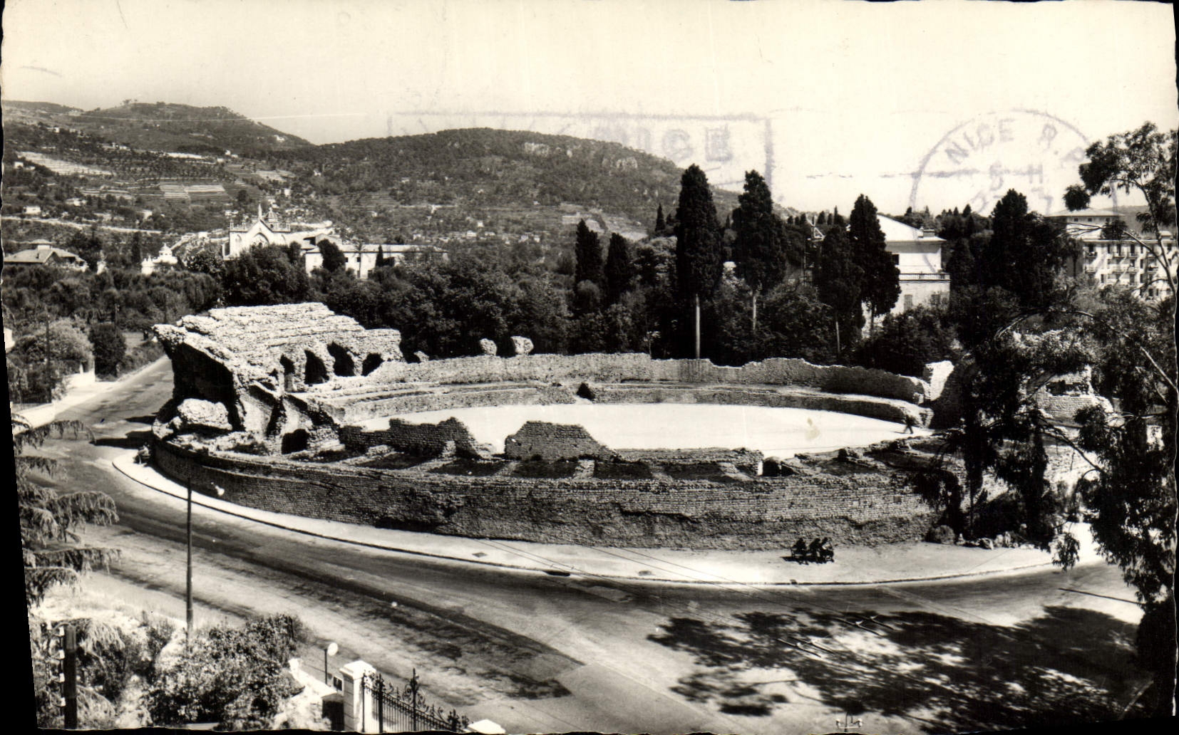 CPA La Cote d'Azur Nice les Arenes de Cimiez 