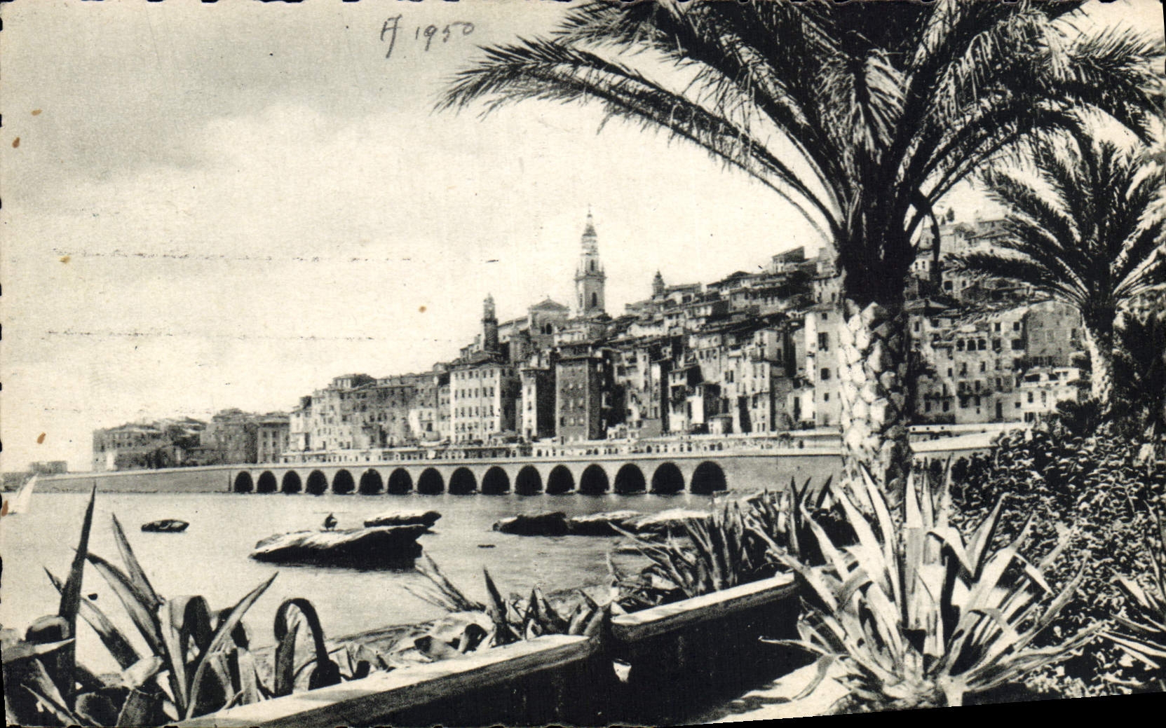 CPA Menton les Palmiers 