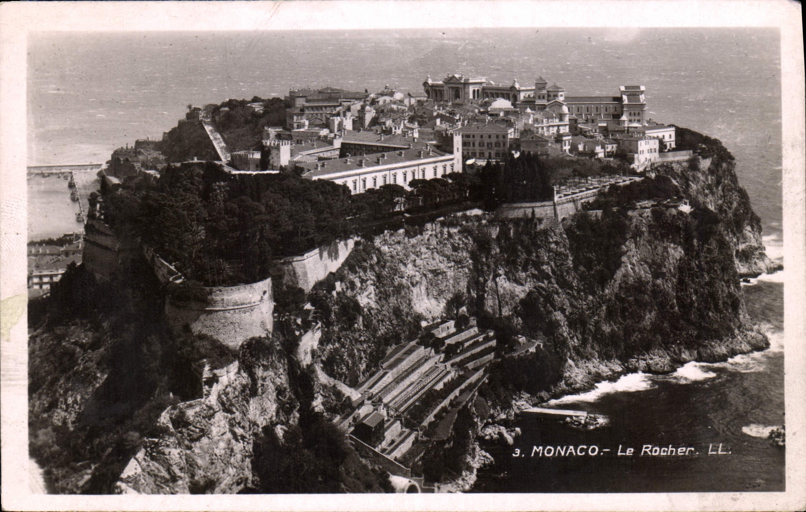 CPA Monaco le Rocher 