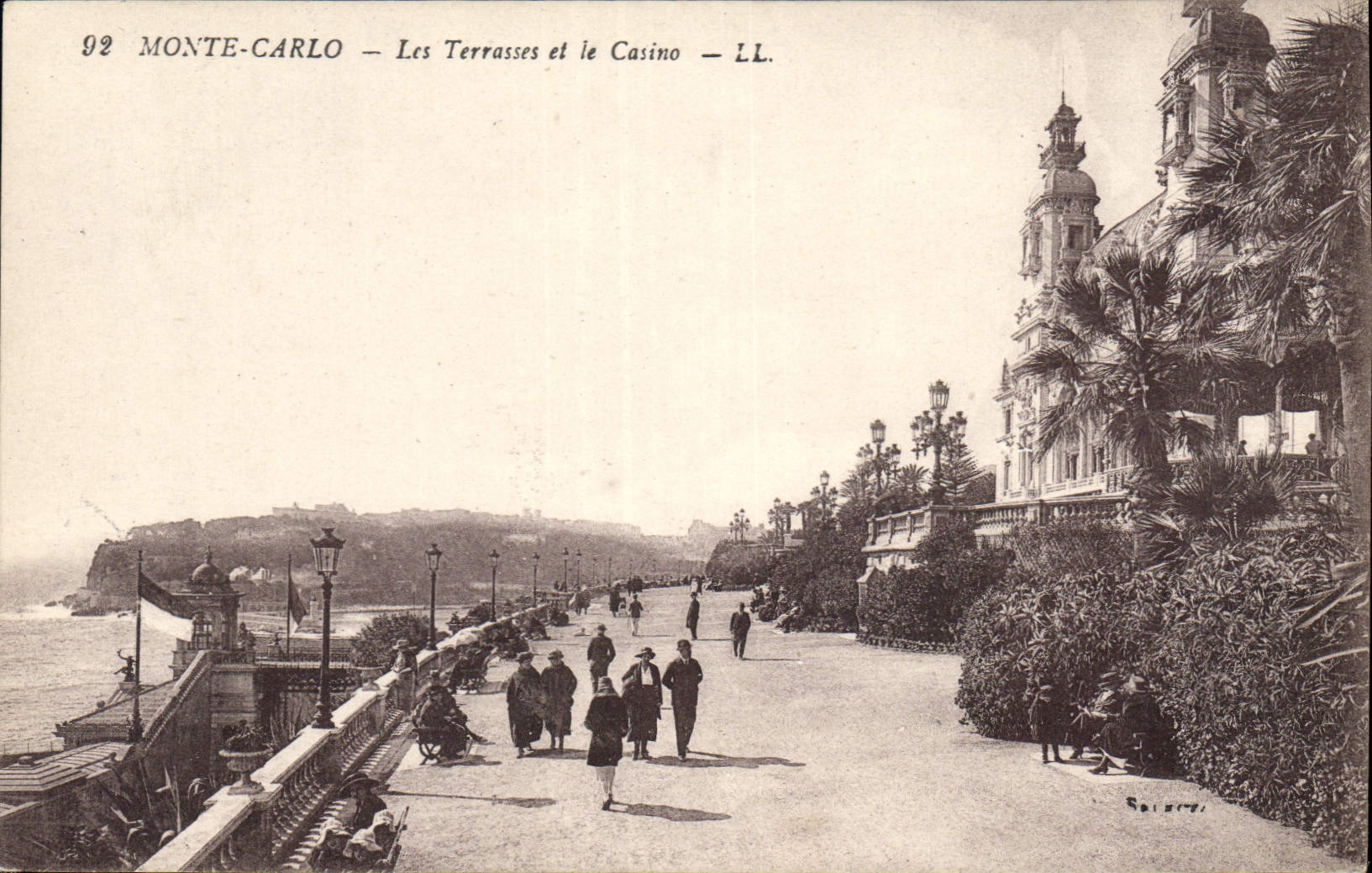 CPA Monte Carlo les Terrasses et le Casino 