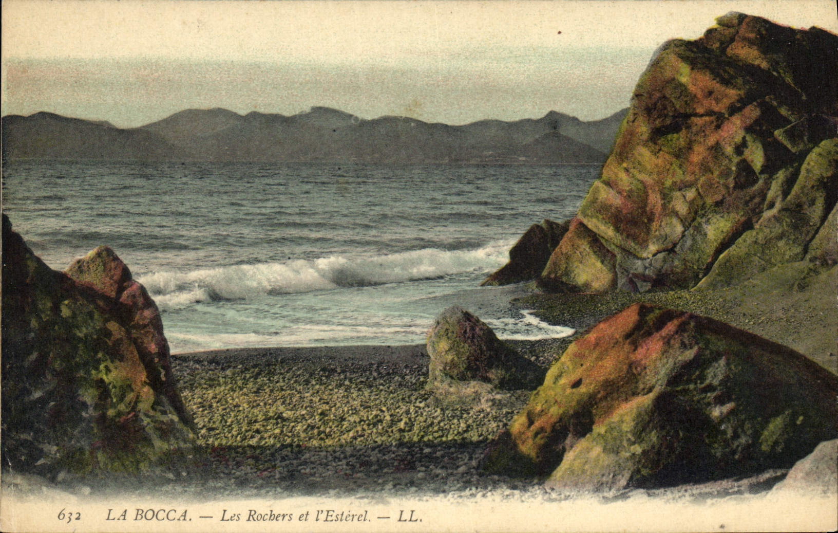 CPA La Bocca Les Rochers et l'Esterel