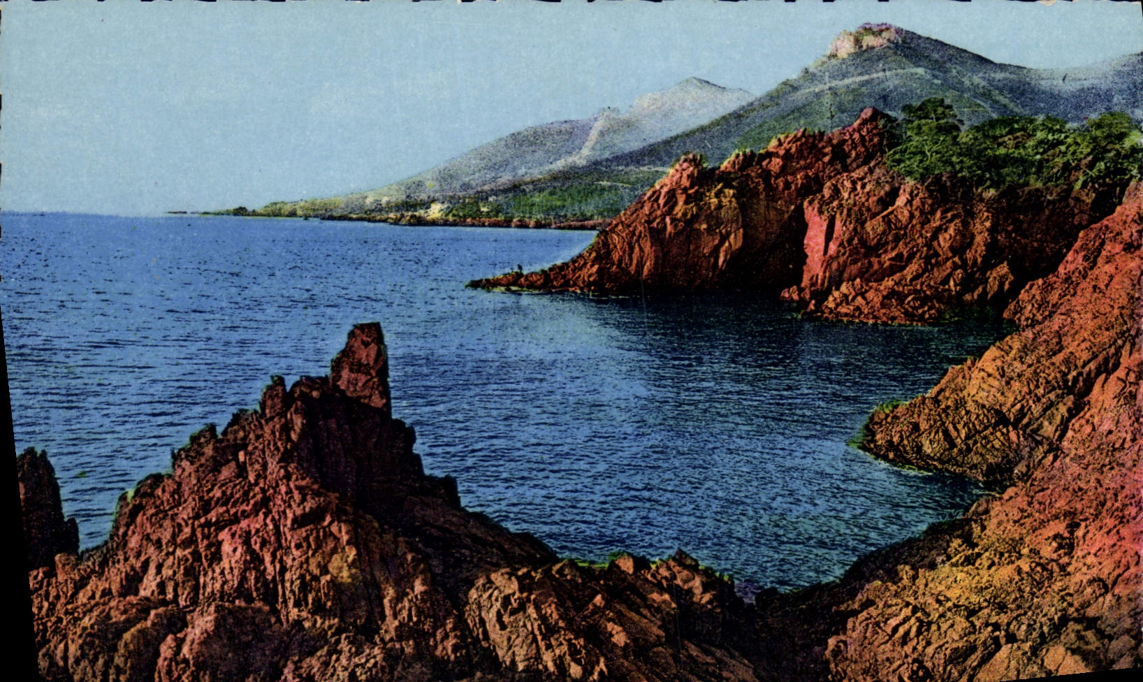CPA La Corniche d'Or Les Rochers rouges de l'Esterel