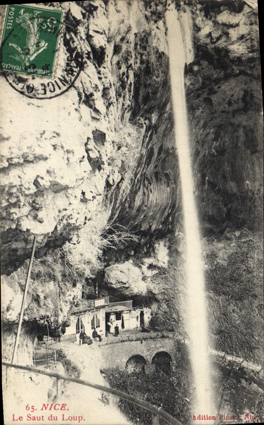 CPA Nice Le Saut du Loup 