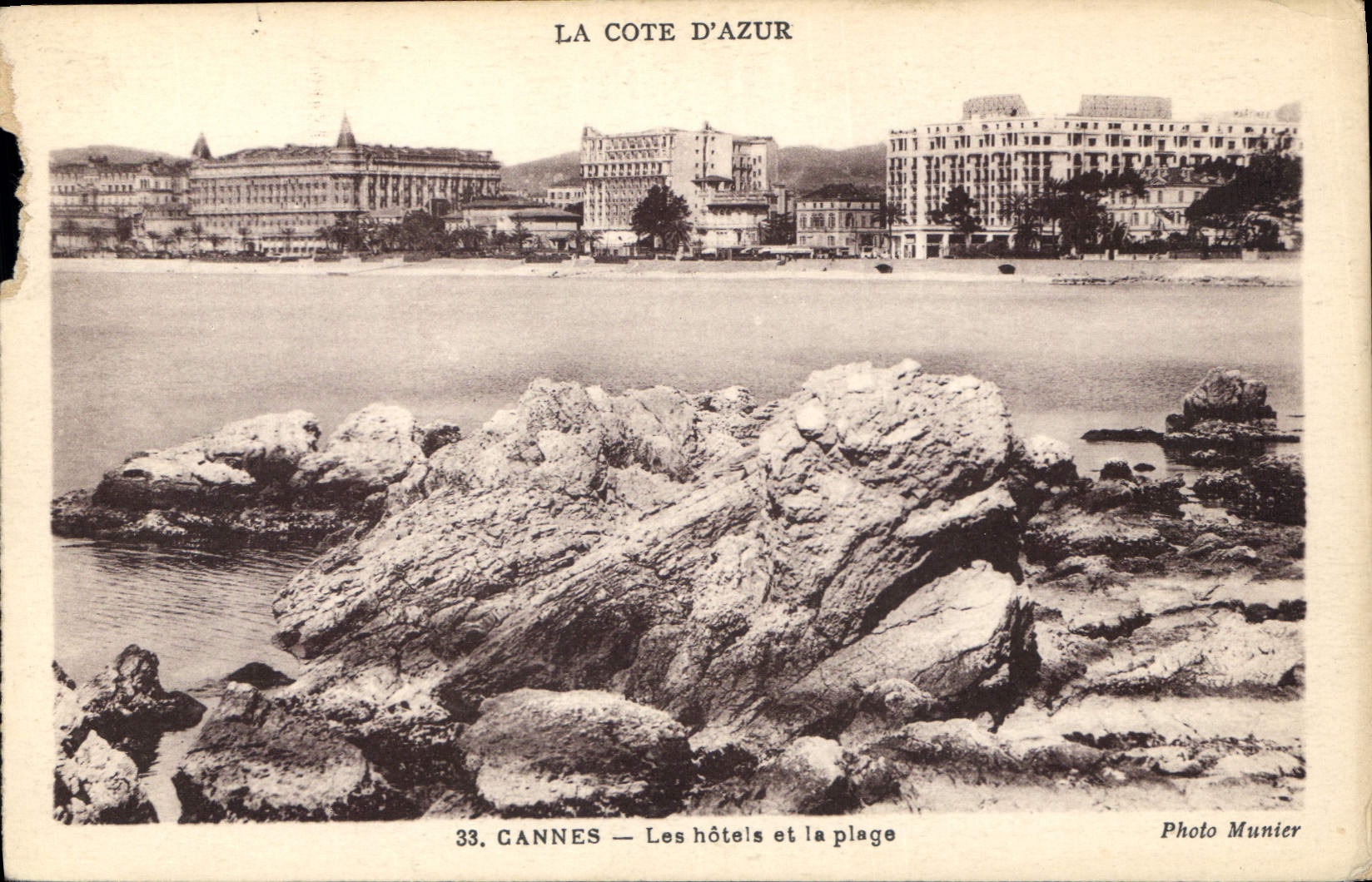 CPA Cannes les Hotels et la Plage 