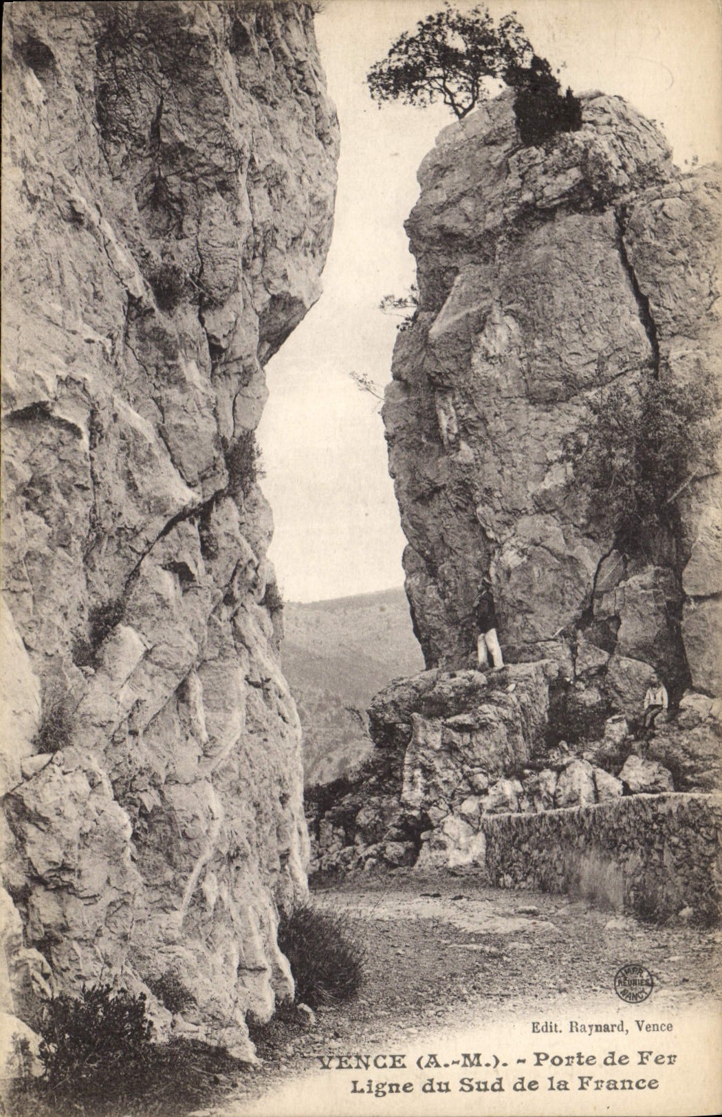 CPA Vence A M Porte de Fer Ligne du Sud de la France 