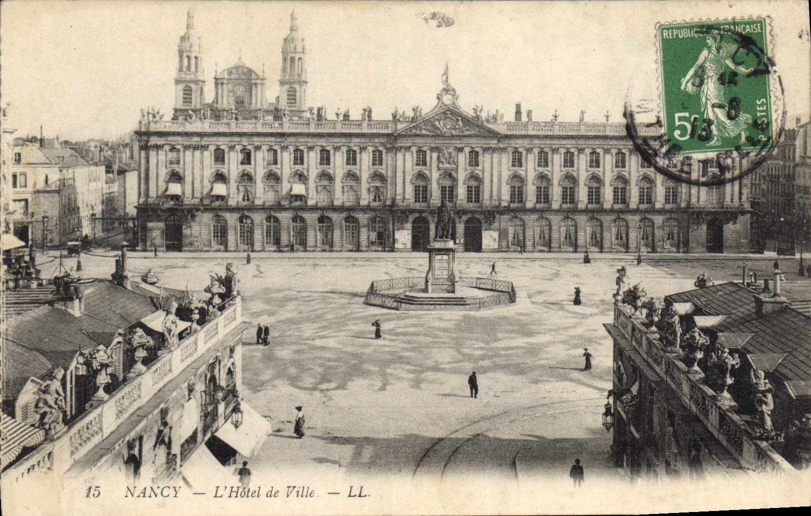 CPA Nancy l'Hotel de Ville 