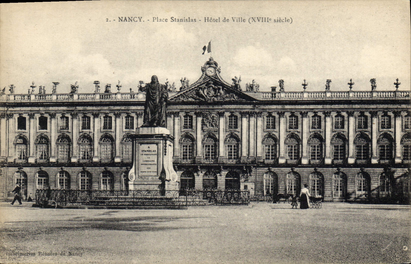 CPA Nancy Place Stanislas Hotel de Ville 