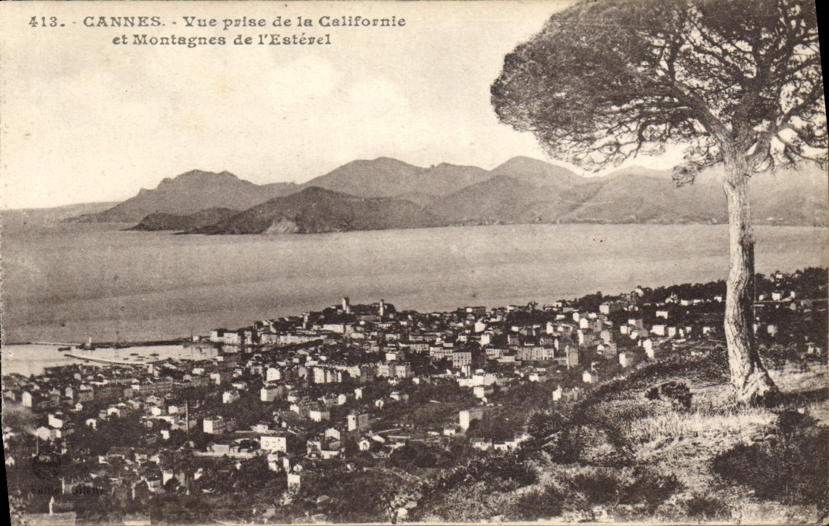 CPA Cannes Vue prise de la Californie et Montagnes de l'Esterel