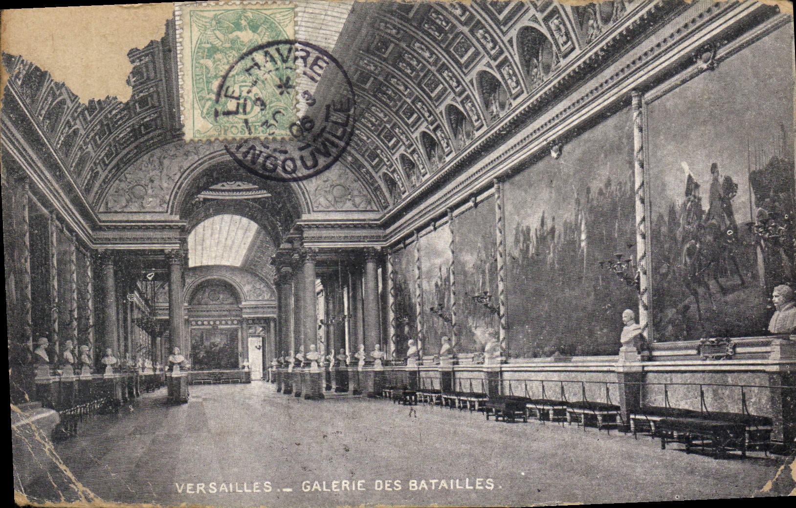 CPA Versailles Galerie des Batailles 