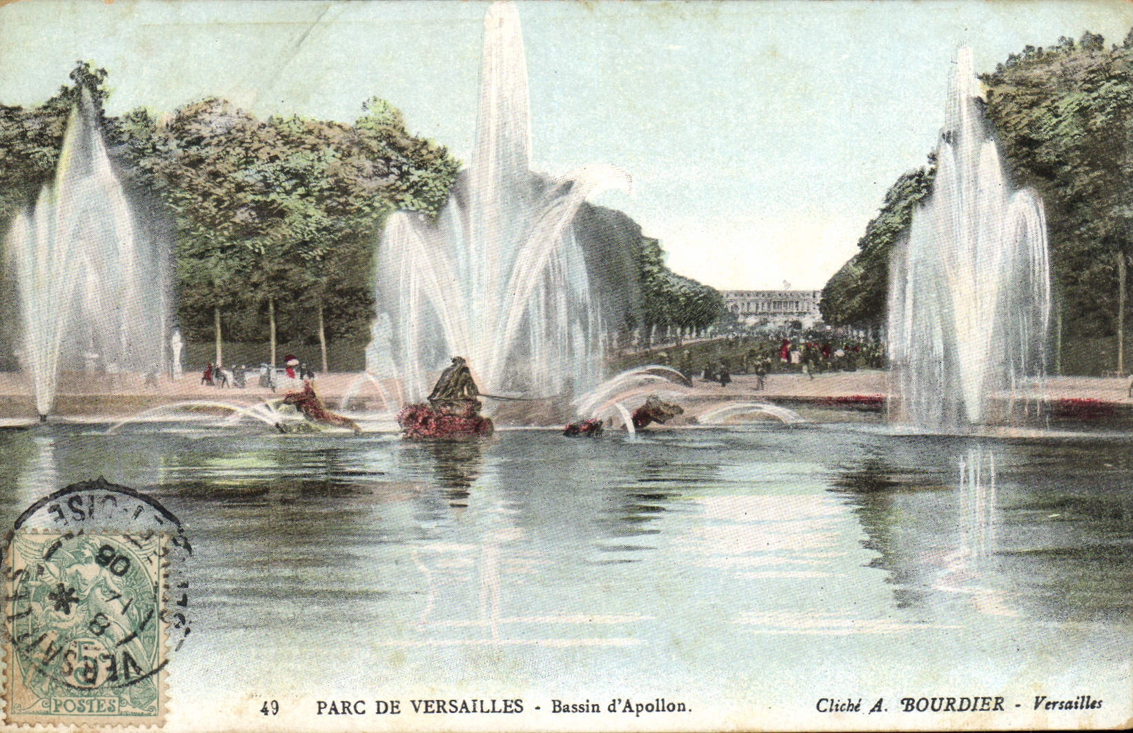 CPA Parc de Versailles Bassin d'Apollon 