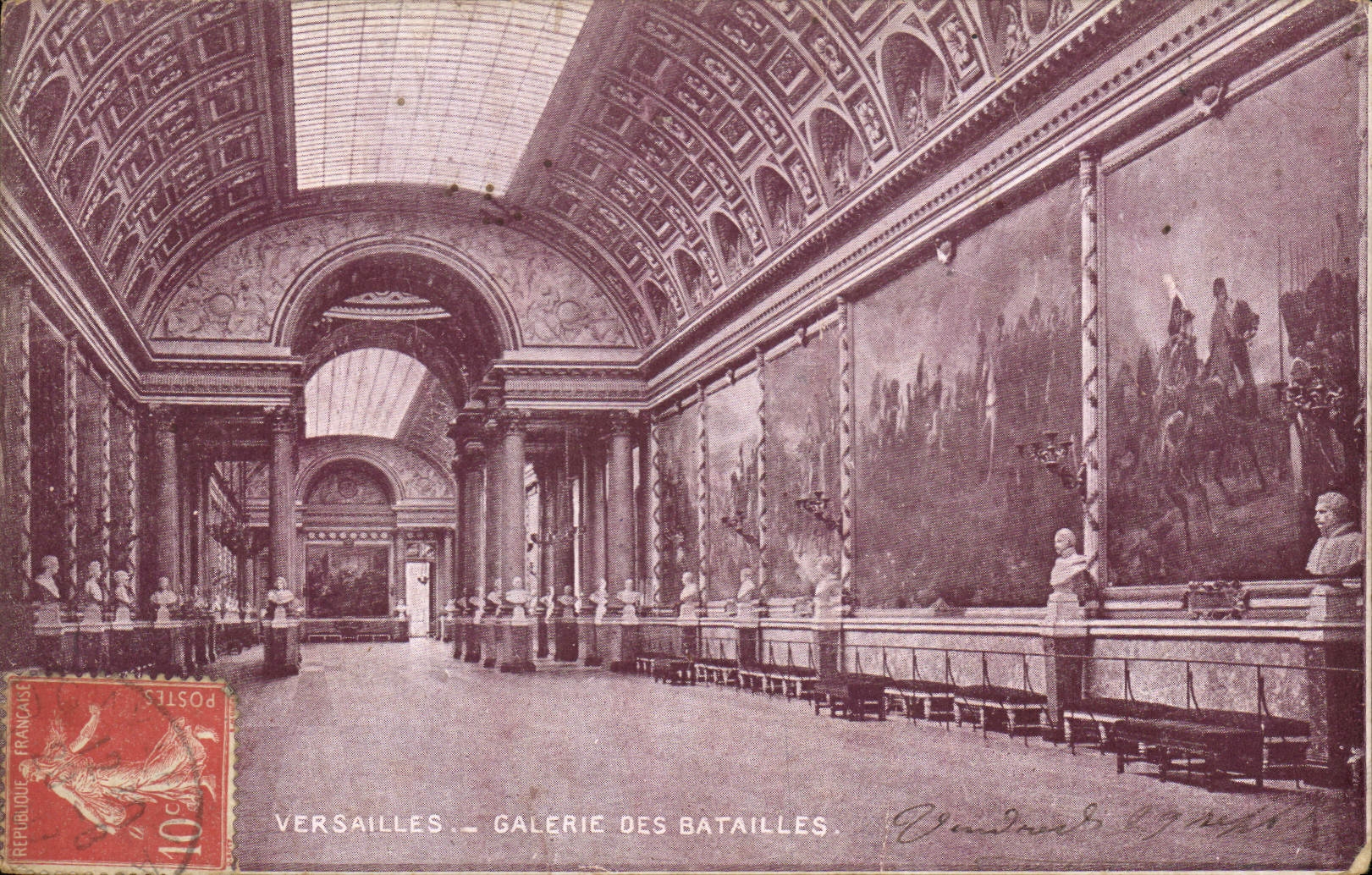 CPA Versailles Galerie des Batailles 