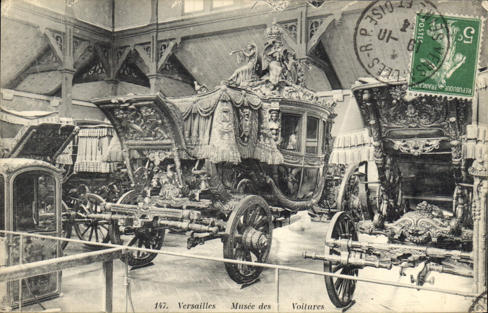 CPA Versailles Musee des Voitures 